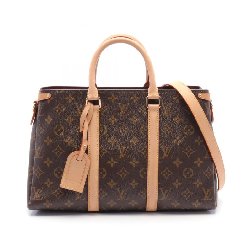 Louis Vuitton Soufflot MM Handbag Monogram Brown - Barde