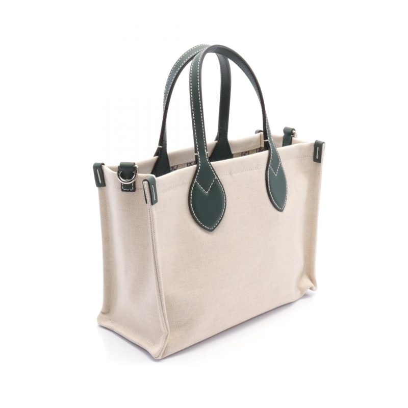 Gucci Canvas Leather Mini Tote Bag - Barde - Image 2