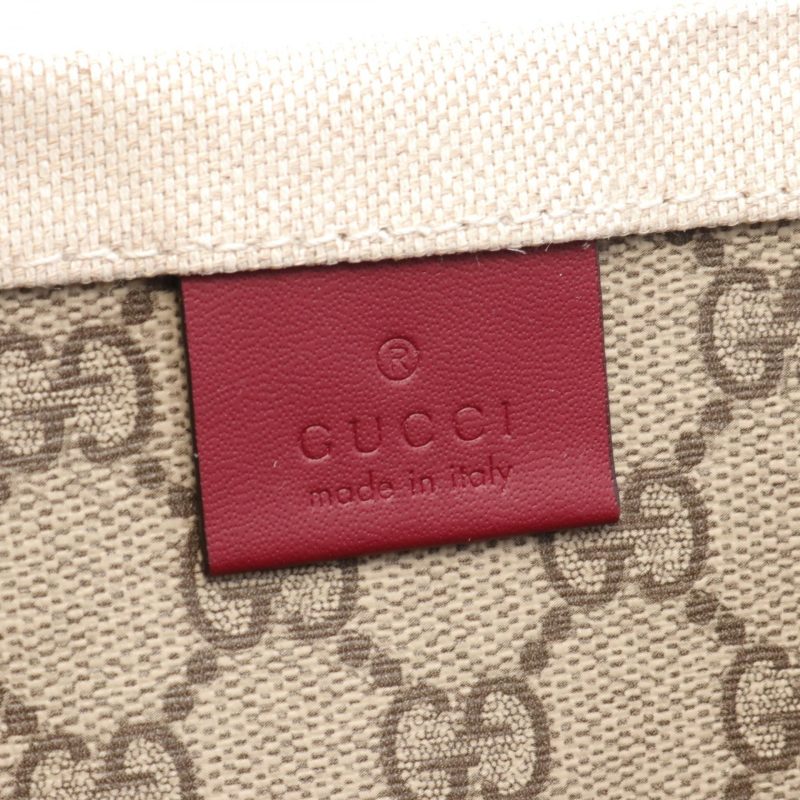 Gucci Canvas Leather Print Tote Bag - Barde - Image 4