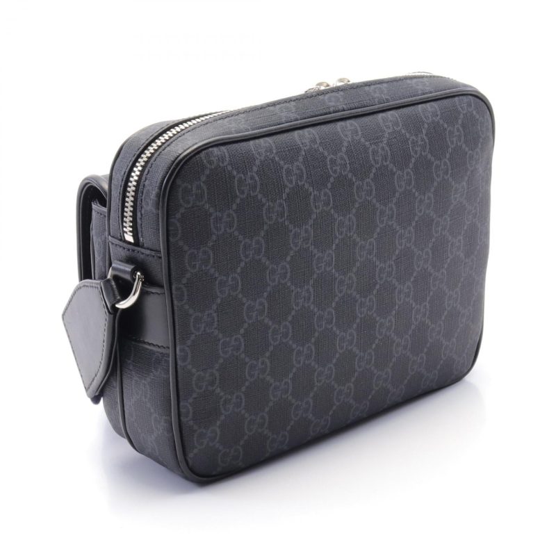 Gucci GG Supreme Small Crossbody Bag Black/Gray - Barde - Image 2