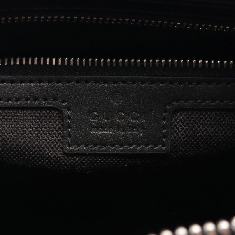 Gucci GG Supreme Small Crossbody Bag Black/Gray - Barde - Image 4