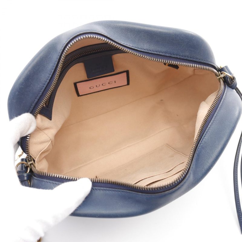 Gucci GG Marmont Ghost Leather Shoulder Bag - Barde - Image 3