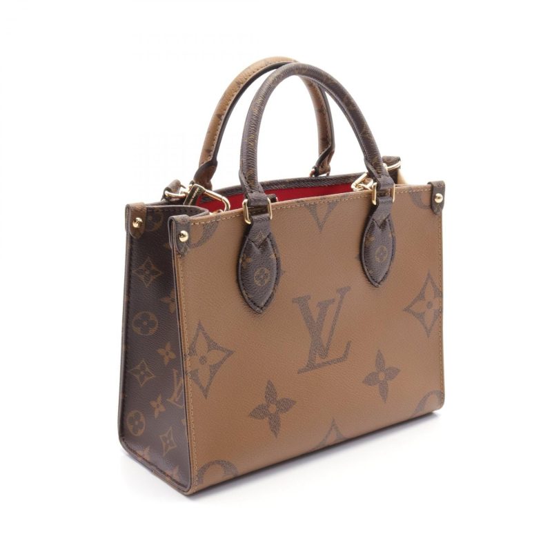 Louis Vuitton OnTheGo PM Handbag Monogram Brown - Barde - Image 2