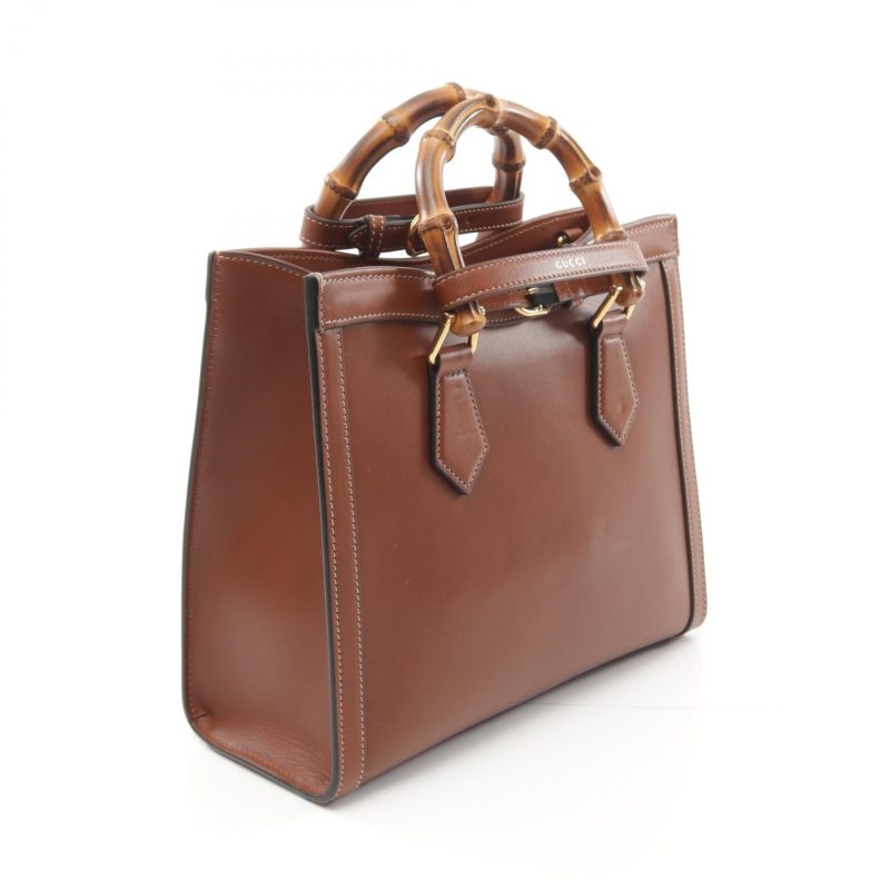 Gucci Diana Leather Handbag Brown - Barde - Image 2