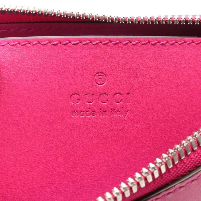 Gucci Nylon Leather GG Matelassé Handbag 735049 - Barde - Image 4