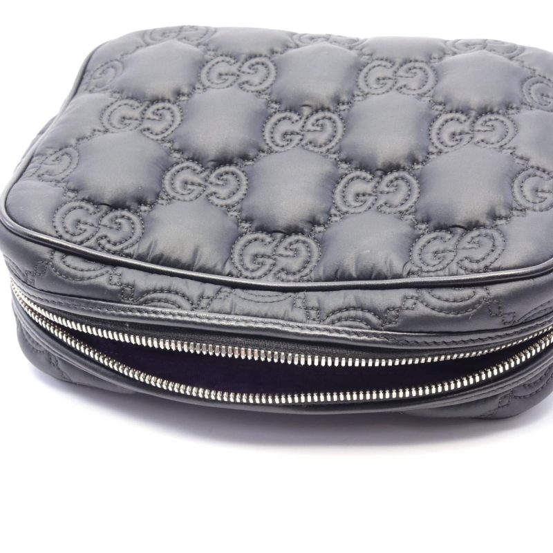 Gucci GG Matelassé Small Nylon Leather Shoulder Bag - Barde - Image 6