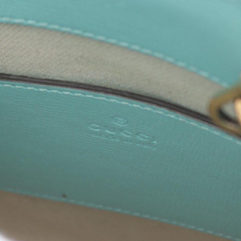 Gucci Interlocking G Mini Tote Bag PVC Canvas Leather - Barde - Image 4
