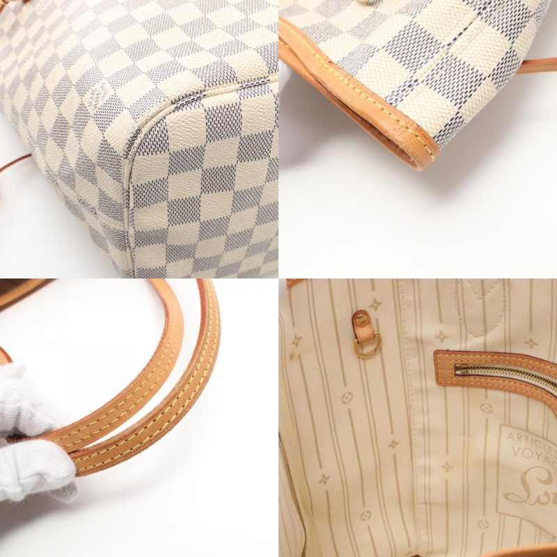 Louis Vuitton Neverfull MM Damier Azur Tote Bag - Barde - Image 10
