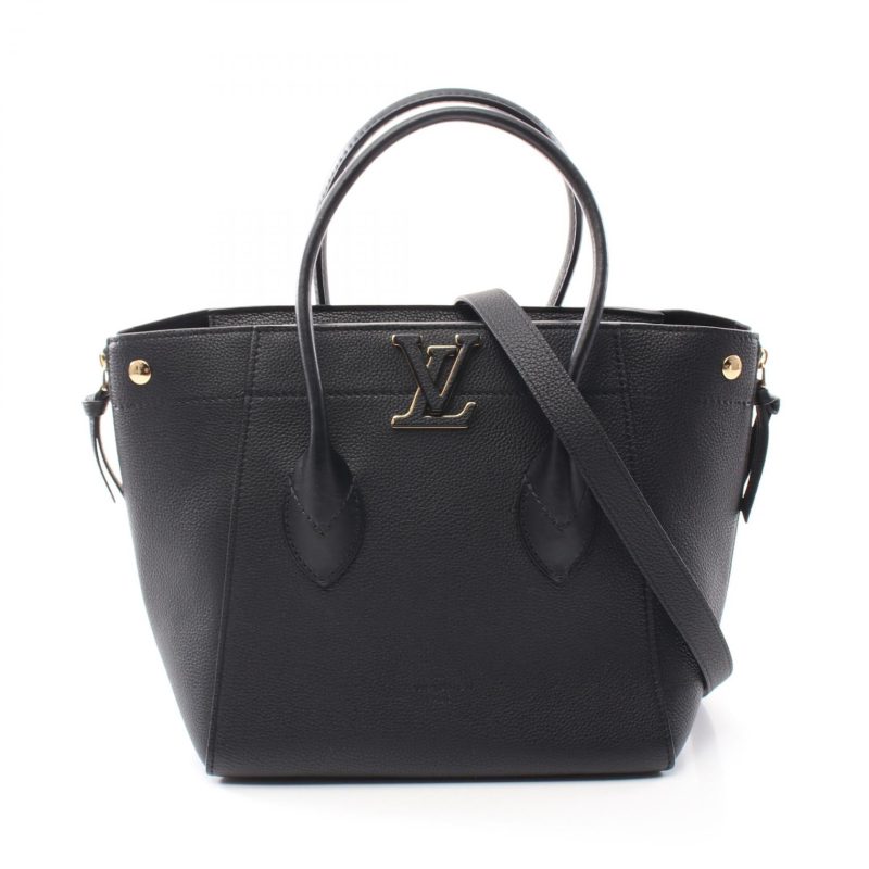 Louis Vuitton Freedom Noir Leather Handbag M54843 - Barde