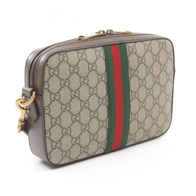 Gucci GG Supreme Shoulder Bag PVC Leather - Barde - Image 2