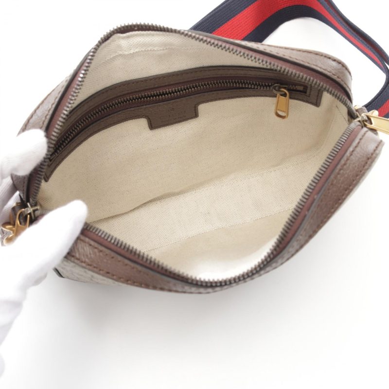 Gucci GG Supreme Shoulder Bag PVC Leather - Barde - Image 3