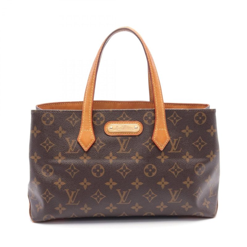 Louis Vuitton Wilshire PM Handbag Monogram Brown - Barde