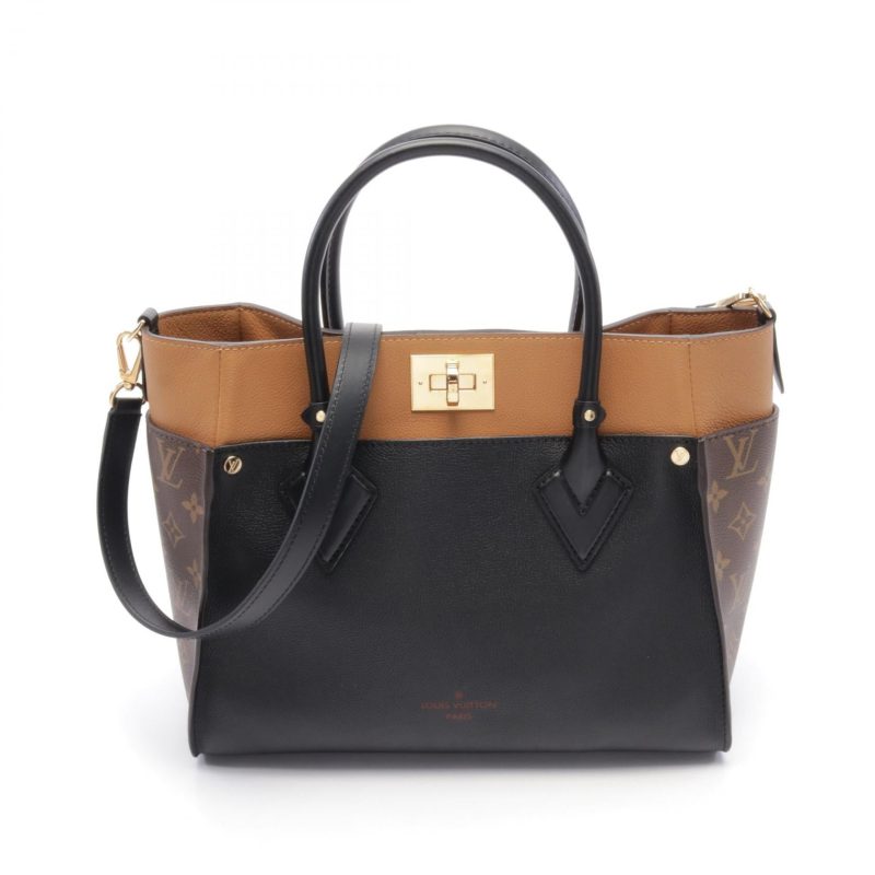 Louis Vuitton Monogram Leather PVC On My Side MM Handbag M53823 - Barde