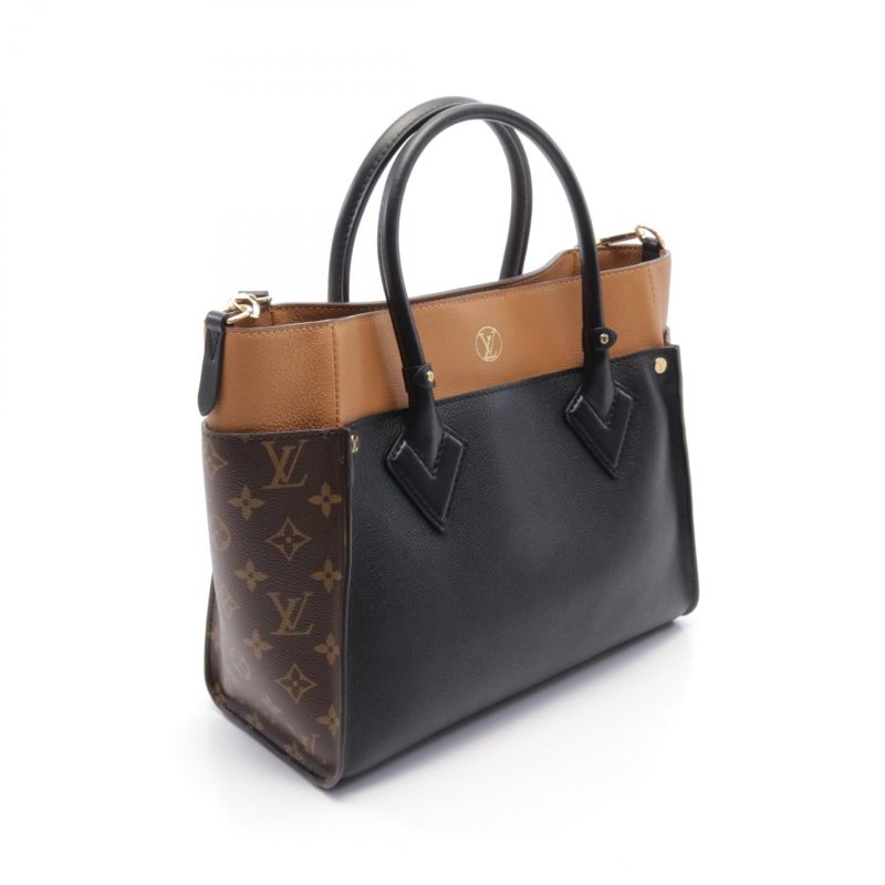 Louis Vuitton Monogram Leather PVC On My Side MM Handbag M53823 - Barde - Image 2