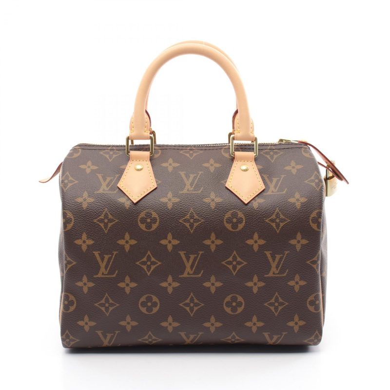 Louis Vuitton Speedy 25 Handbag Monogram Brown - Barde