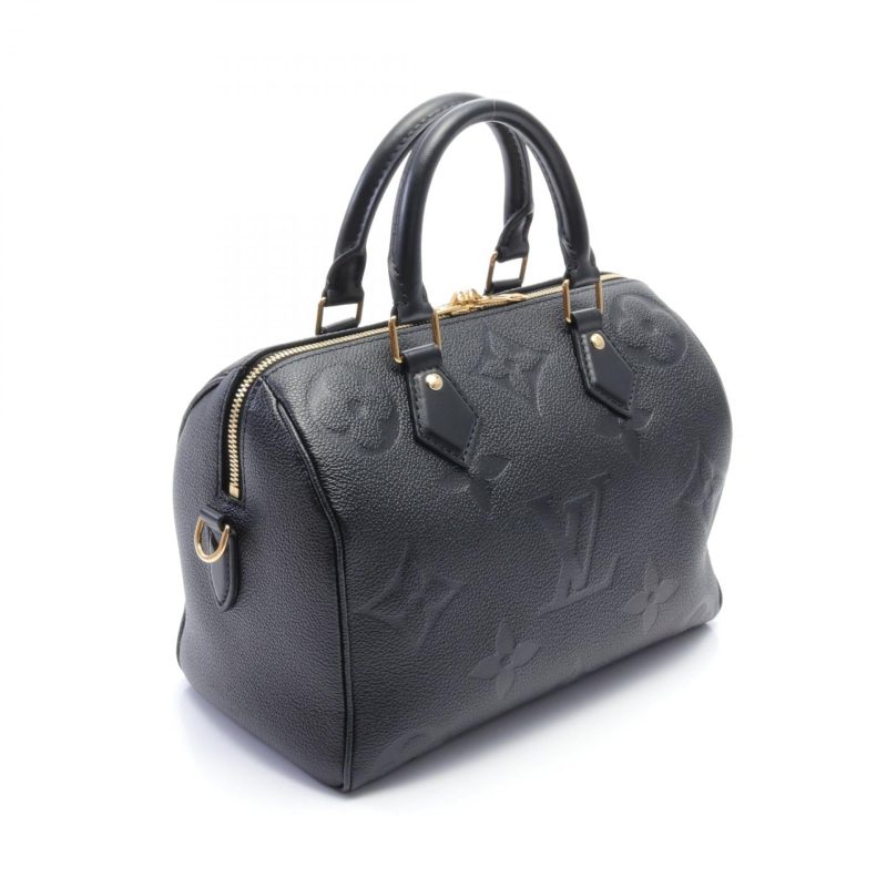 Louis Vuitton Speedy Bandouliere 25 Monogram Noir Handbag M58951 - Barde - Image 2