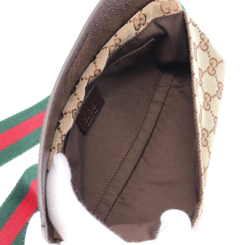 Gucci GG Canvas Leather Waist Bag 180691 - Barde - Image 3