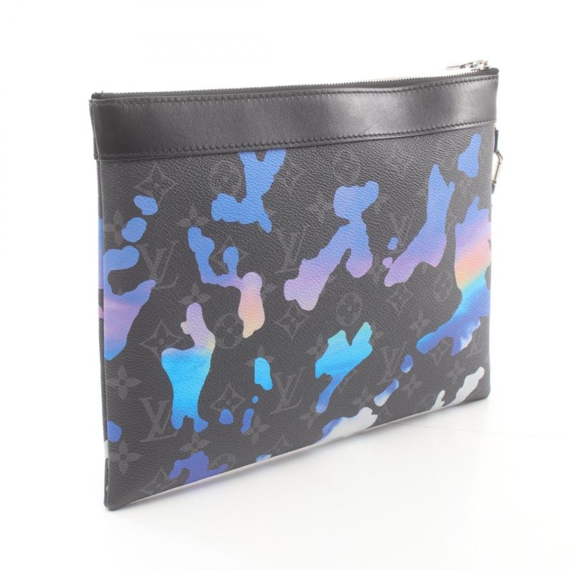 Louis Vuitton Monogram Eclipse Clutch Bag M81848 - Barde - Image 2
