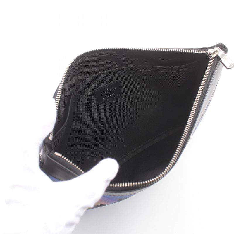 Louis Vuitton Monogram Eclipse Clutch Bag M81848 - Barde - Image 3