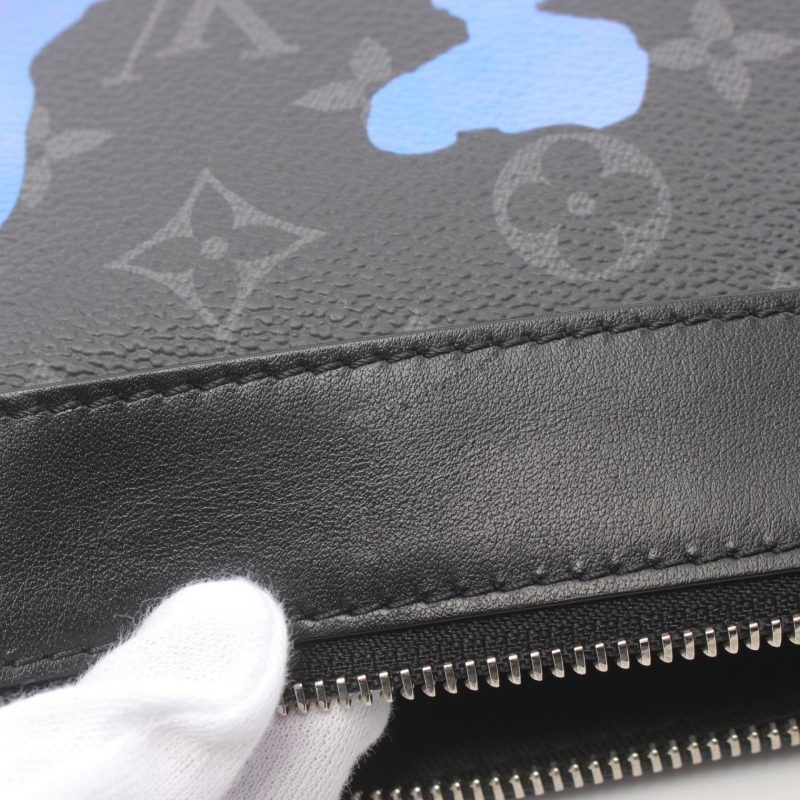 Louis Vuitton Monogram Eclipse Clutch Bag M81848 - Barde - Image 6