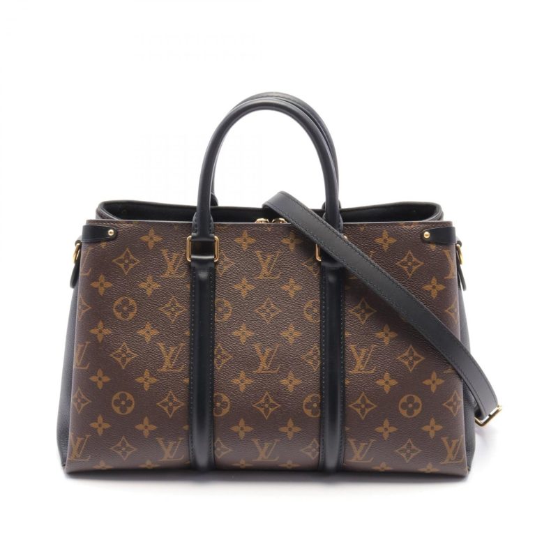 Louis Vuitton Soufflot MM Monogram Noir Handbag M44817 - Barde