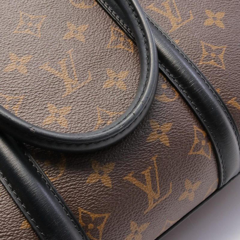 Louis Vuitton Soufflot MM Monogram Noir Handbag M44817 - Barde - Image 6