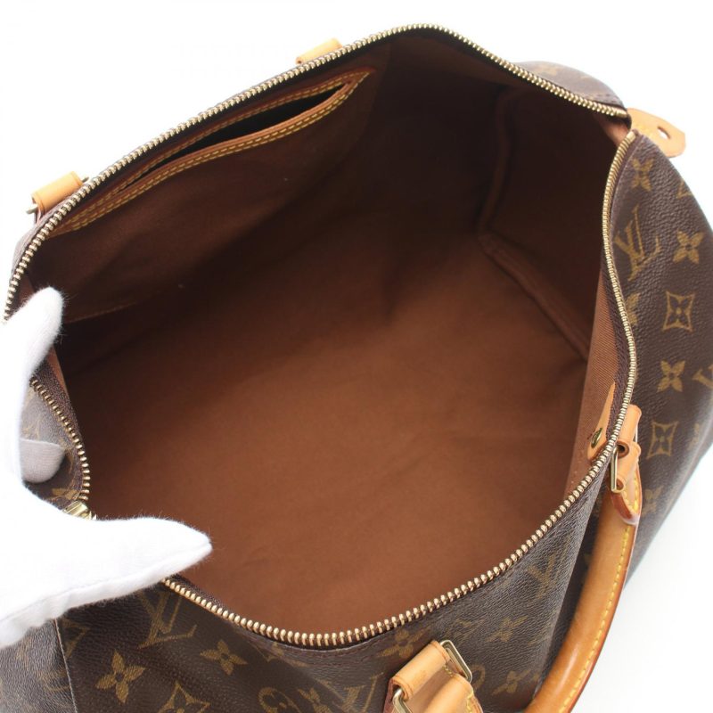 Louis Vuitton Speedy 40 Handbag Monogram Brown - Barde - Image 3