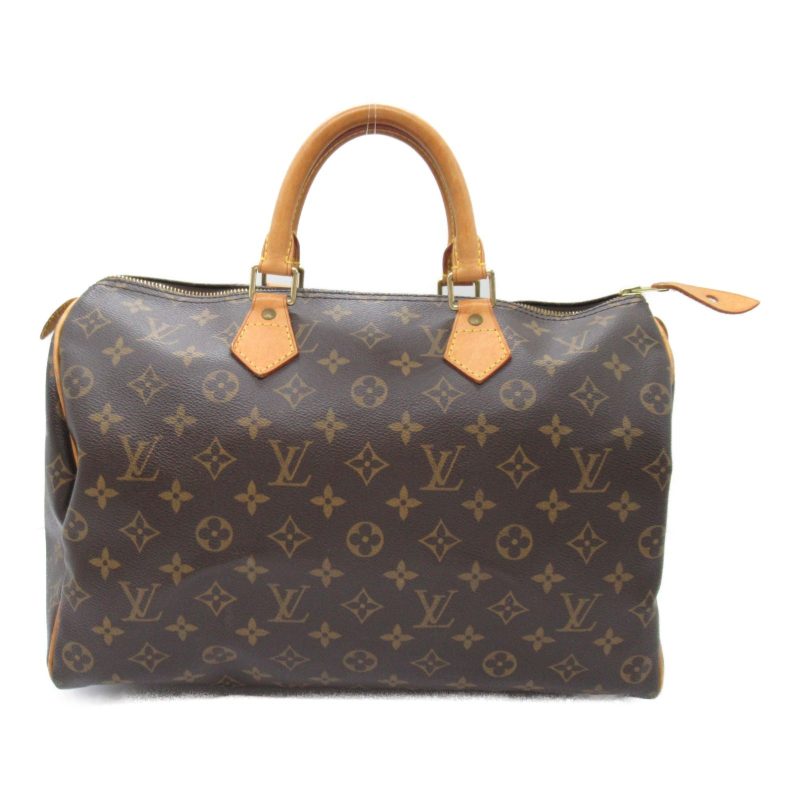Louis Vuitton Speedy 35 Handbag Monogram Brown - Barde