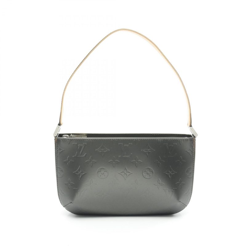 Louis Vuitton Monogram Mat Noir Leather Handbag M55142 - Barde