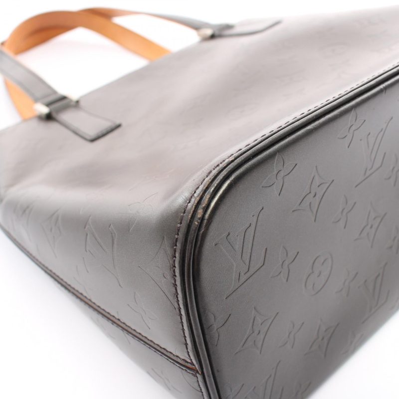 Louis Vuitton Monogram Mat Leather Stockton Handbag M55112 - Barde - Image 6