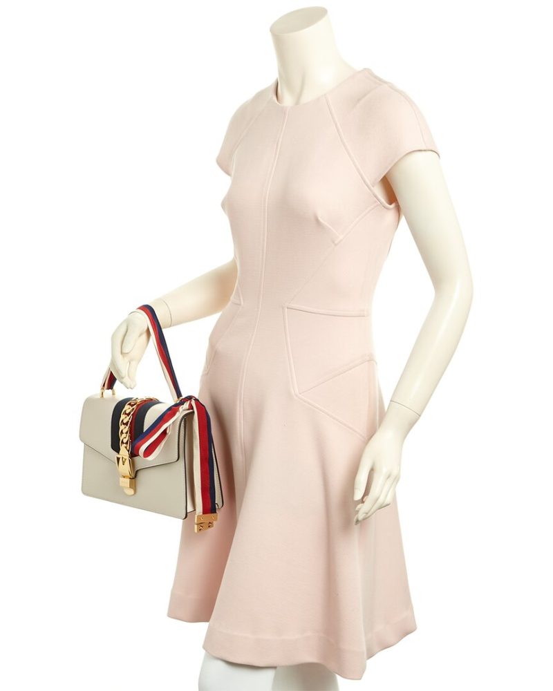 Gucci Sylvie Leather Shoulder Bag - Barde - Image 3