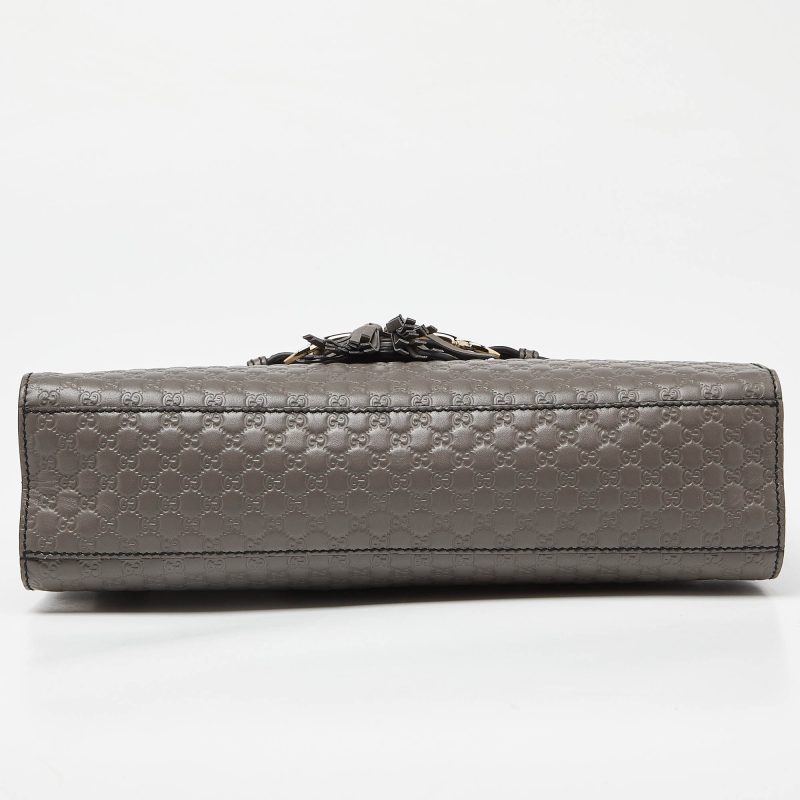 Gucci Microguccissima Leather Medium Emily Chain Shoulder Bag - Barde - Image 4