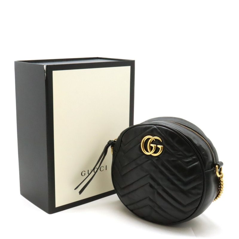 Gucci Gg Marmont  Leather Shoulder Bag () - Barde - Image 6