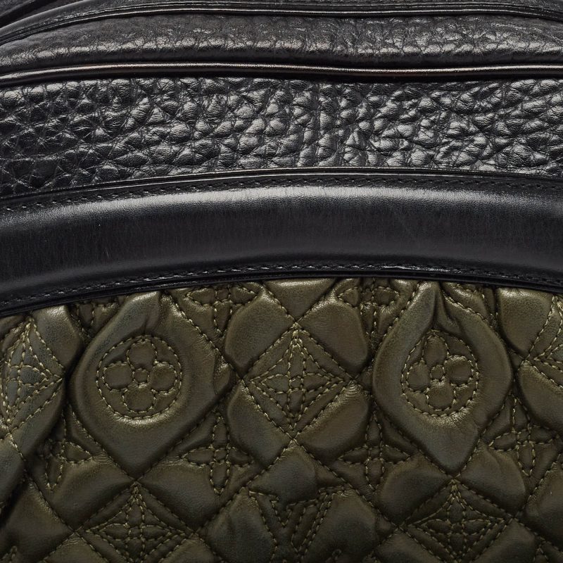 Louis Vuitton Olive Monogram Leather Mizi Vienna Bag - Barde - Image 5