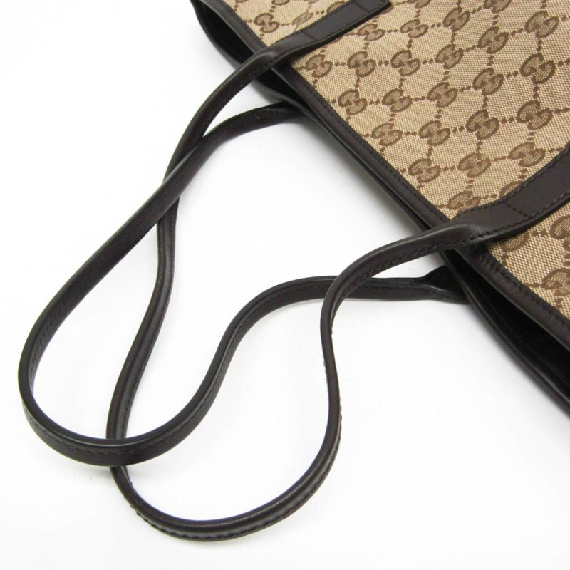 Gucci Gg Canvas    Canvas Leather Tote Bag (Pre-Owned) - Barde - Image 6