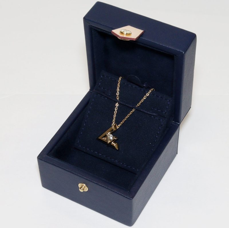 Louis Vuitton K18YG Diamond Pendant Necklace Q93808 - Barde - Image 3