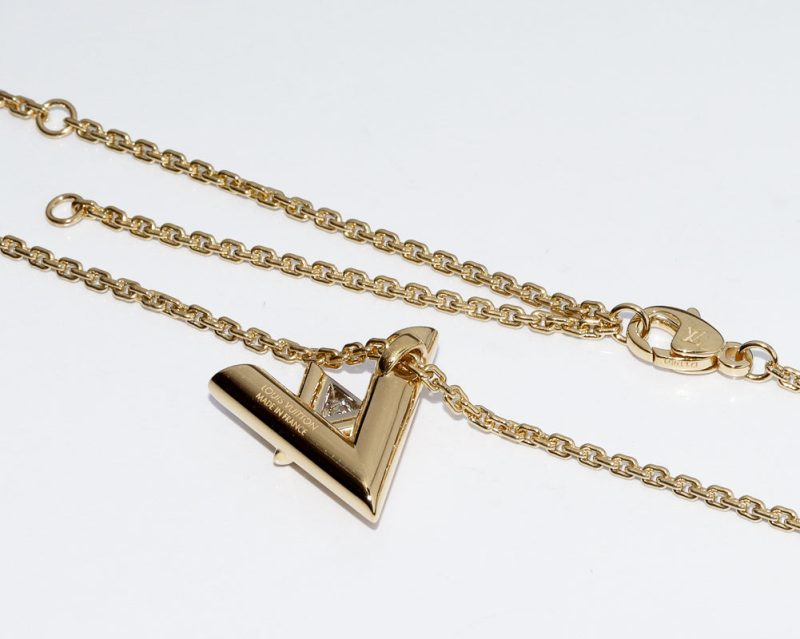 Louis Vuitton K18YG Diamond Pendant Necklace Q93808 - Barde - Image 5