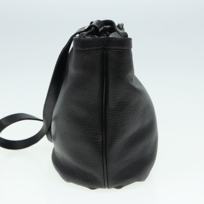 Gucci Shoulder Bag Leather Black - Barde - Image 4