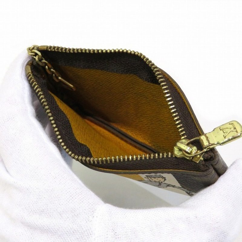 Louis Vuitton Pochette Clés  Canvas Clutch Bag - Barde - Image 4