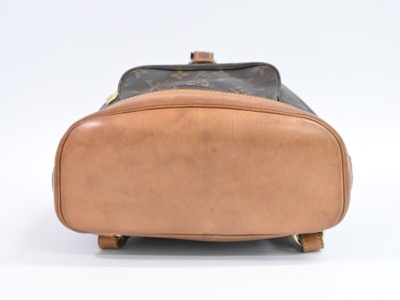 Louis Vuitton Montsouris Mm  Canvas Backpack Bag - Barde - Image 3