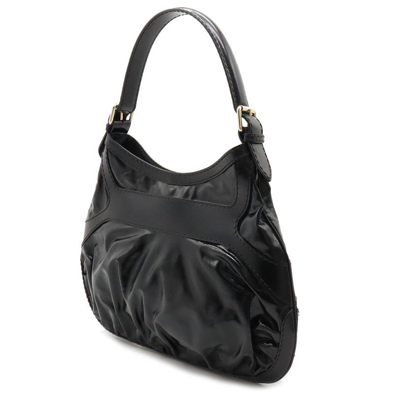 Gucci Patent Leather Queen Hobo Ribbon Shoulder Bag - Barde - Image 2