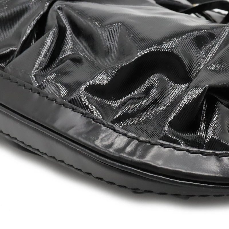 Gucci Patent Leather Queen Hobo Ribbon Shoulder Bag - Barde - Image 3