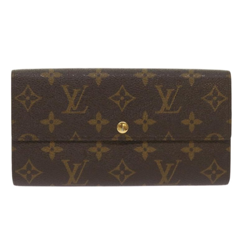 Louis Vuitton Portefeuille Sarah  Canvas Wallet - Barde