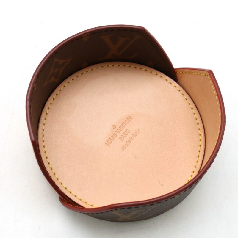 Louis Vuitton Monogram Coaster Set of 3 - Barde - Image 6