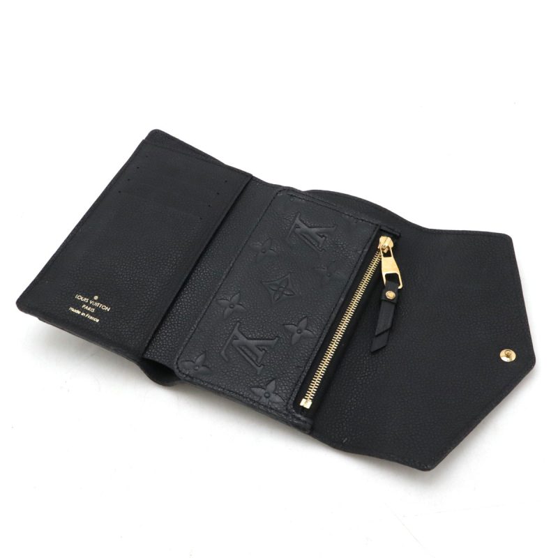 Louis Vuitton Monogram Empreinte Compact Wallet Black - Barde - Image 5