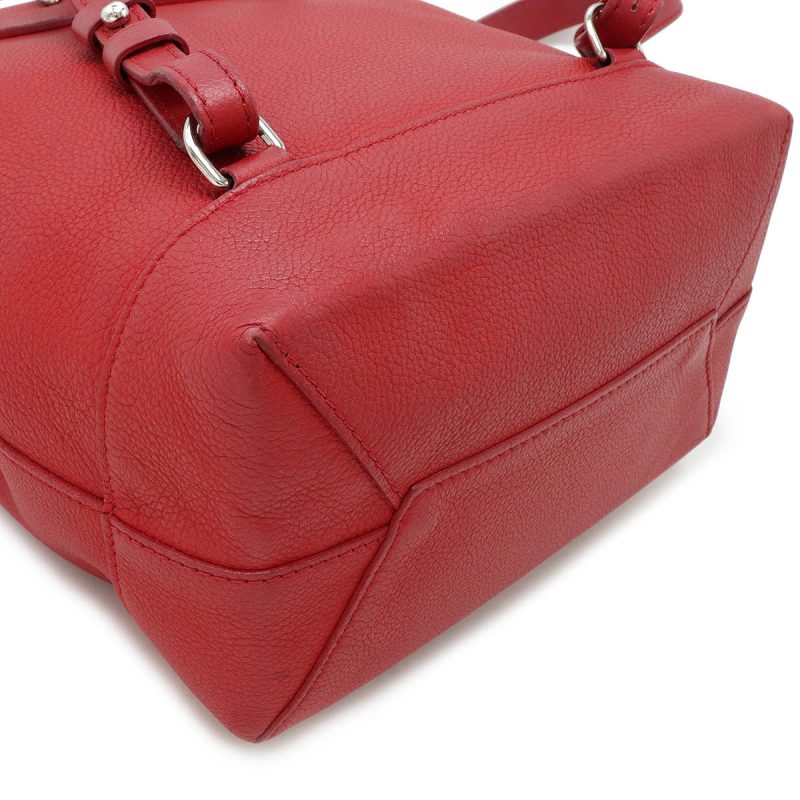 Louis Vuitton Lockme Backpack Red Leather - Barde - Image 3