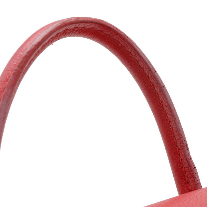 Louis Vuitton Lockme Backpack Red Leather - Barde - Image 5