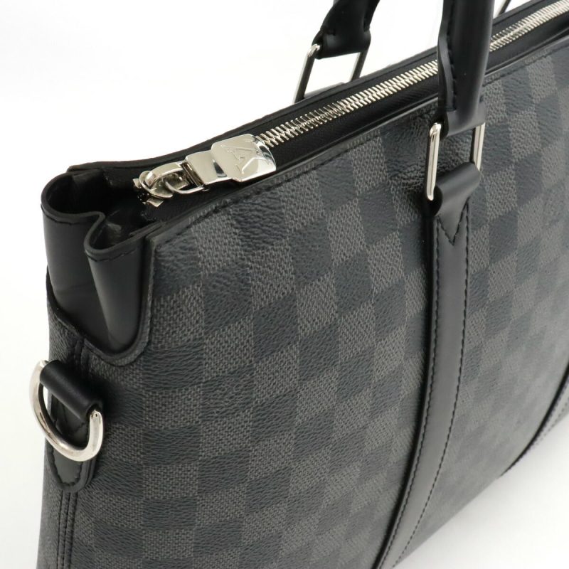 Louis Vuitton Damier Graphite Anton Briefcase N40024 - Barde - Image 5