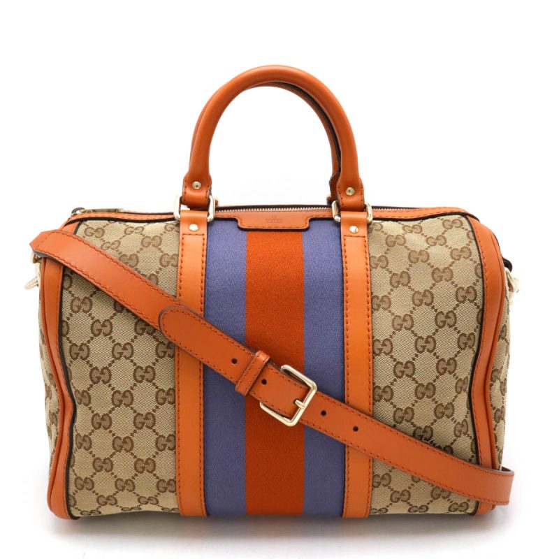 Gucci GG Canvas Leather 2WAY Handbag - Barde