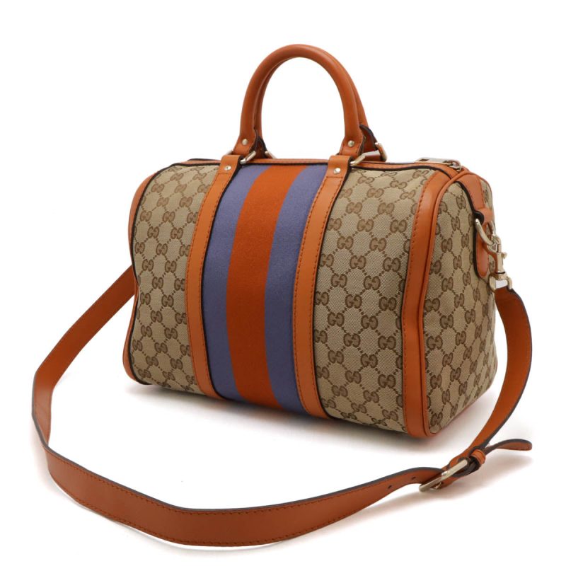 Gucci GG Canvas Leather 2WAY Handbag - Barde - Image 2